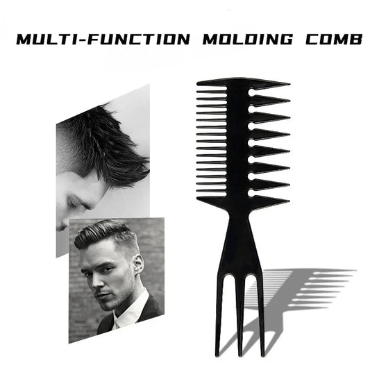 Double-Sided Big Teeth Hair Comb | Fish Bone Barber Tool Hair Styling Comb Peaceful Pleasures Health and Wellness