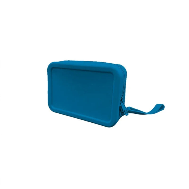 Silicone Travel Makeup Bag – Organizer, Coin Wallet & Key Pouch