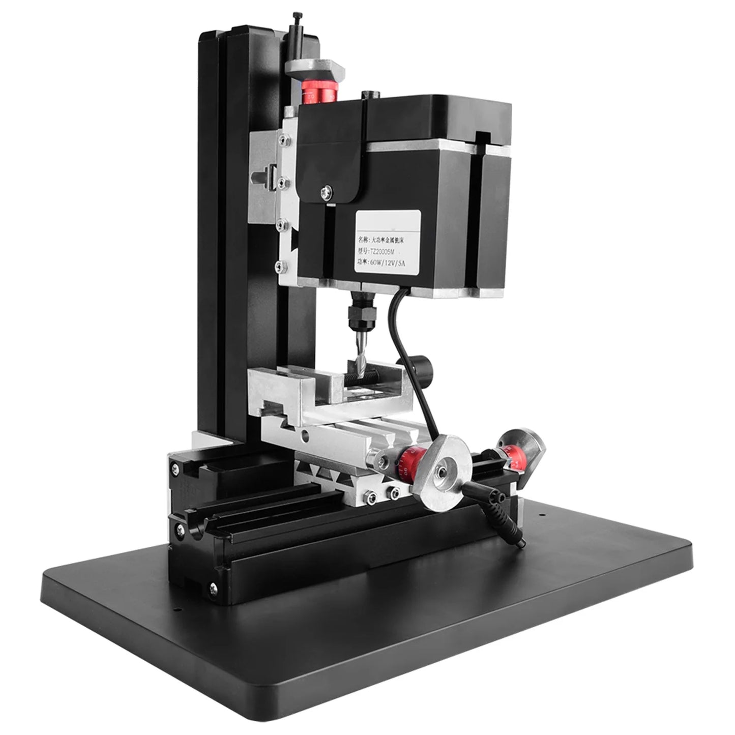 60W 12000RPM Mini Metal Lathe DIY Miniature Milling Machine Miller