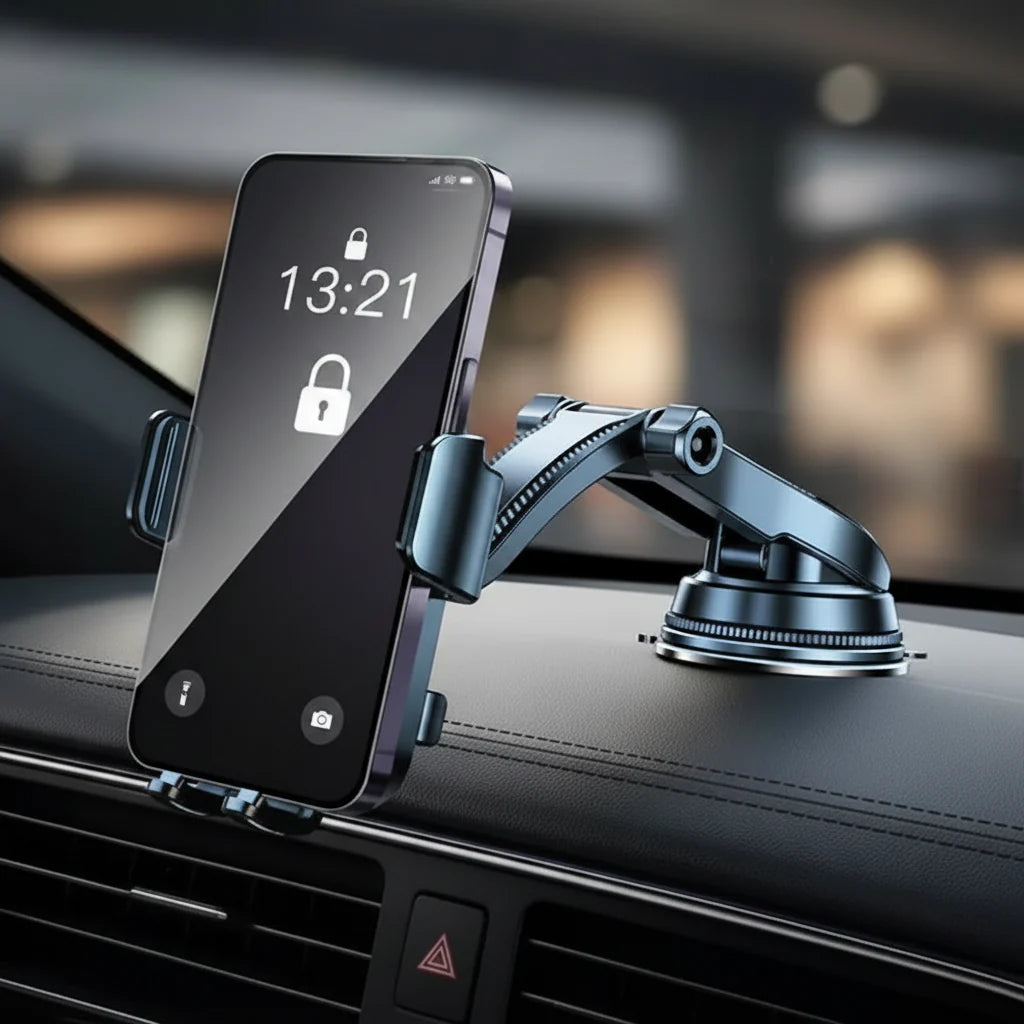Universal Car Dashboard Phone Holder – 360° GPS Mount