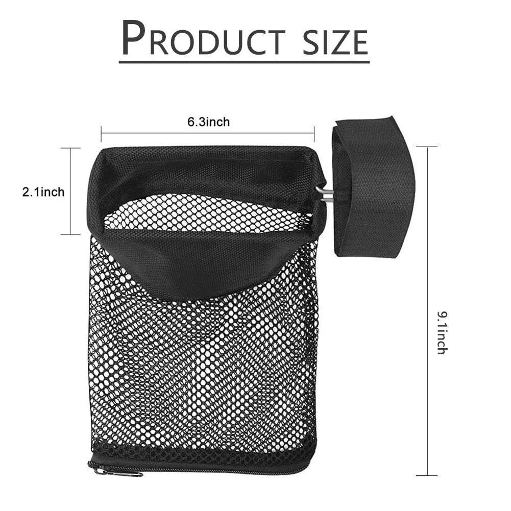 Catching Storage Net Bag Brass Catcher With Zipper Bottom Cartridge Recycling Mesh Bag Durable Outdoor Shooting Accessories Peaceful Pleasures Health and Wellness