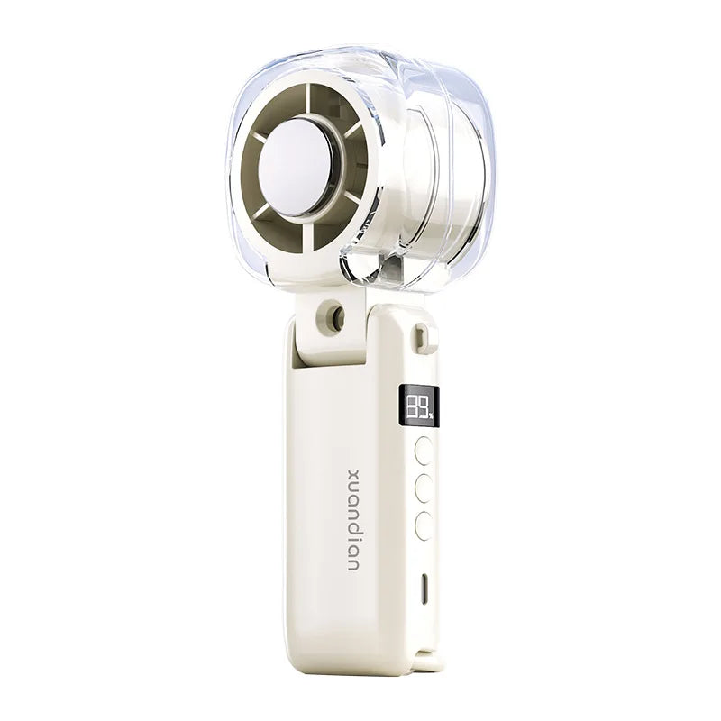 Mini Portable Mist Fan – USB Handheld Spray Cooler for Outdoor