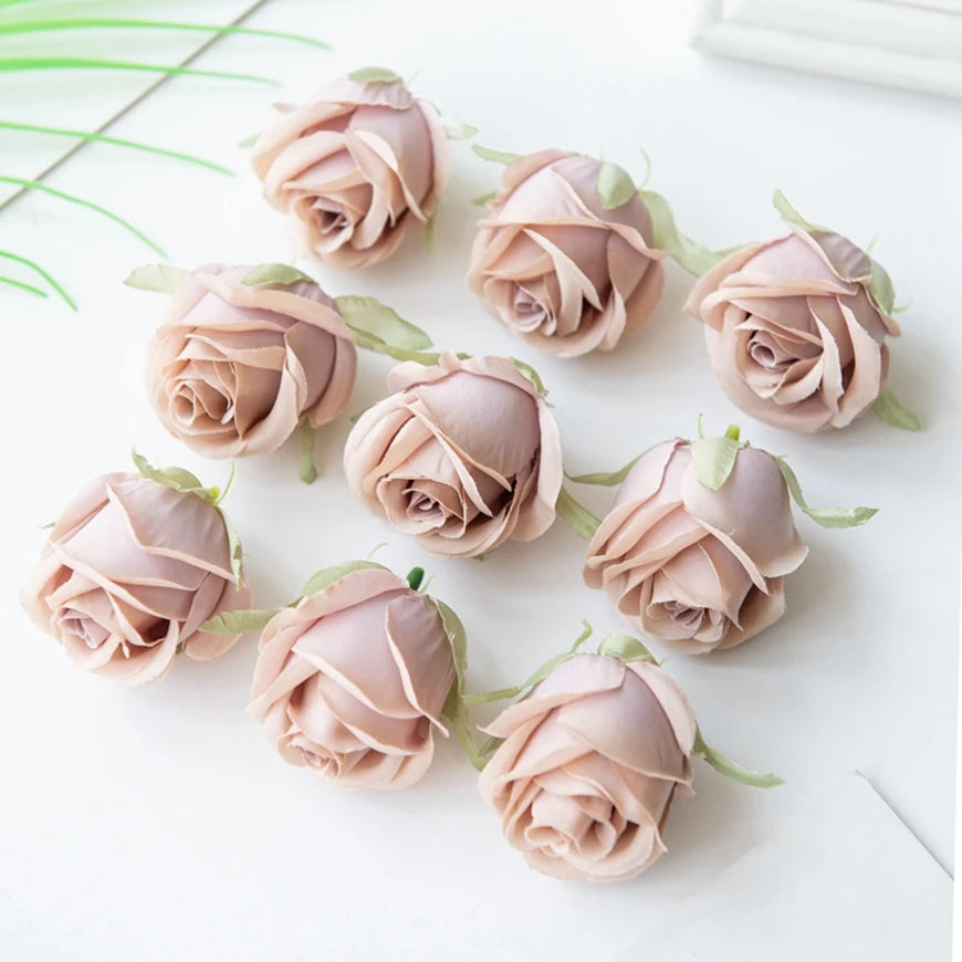 Artificial Silk Rose Flower Heads – DIY Wedding & Home Decor Artificial Flower Heads Peaceful Pleasures Health and Wellness Color 8 15 pcs