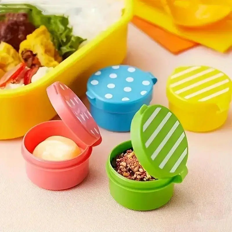 Mini Seasoning Box Portable Plastic Sauce Bottle Food Grade Packaging