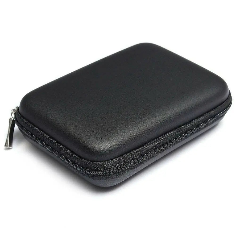 2.5 Hard Disk Case Portable HDD Protection Bag for External 2.5 inch Hard Drive/Earphone/U Disk Hard Disk Drive Case Black Peaceful Pleasures Health and Wellness