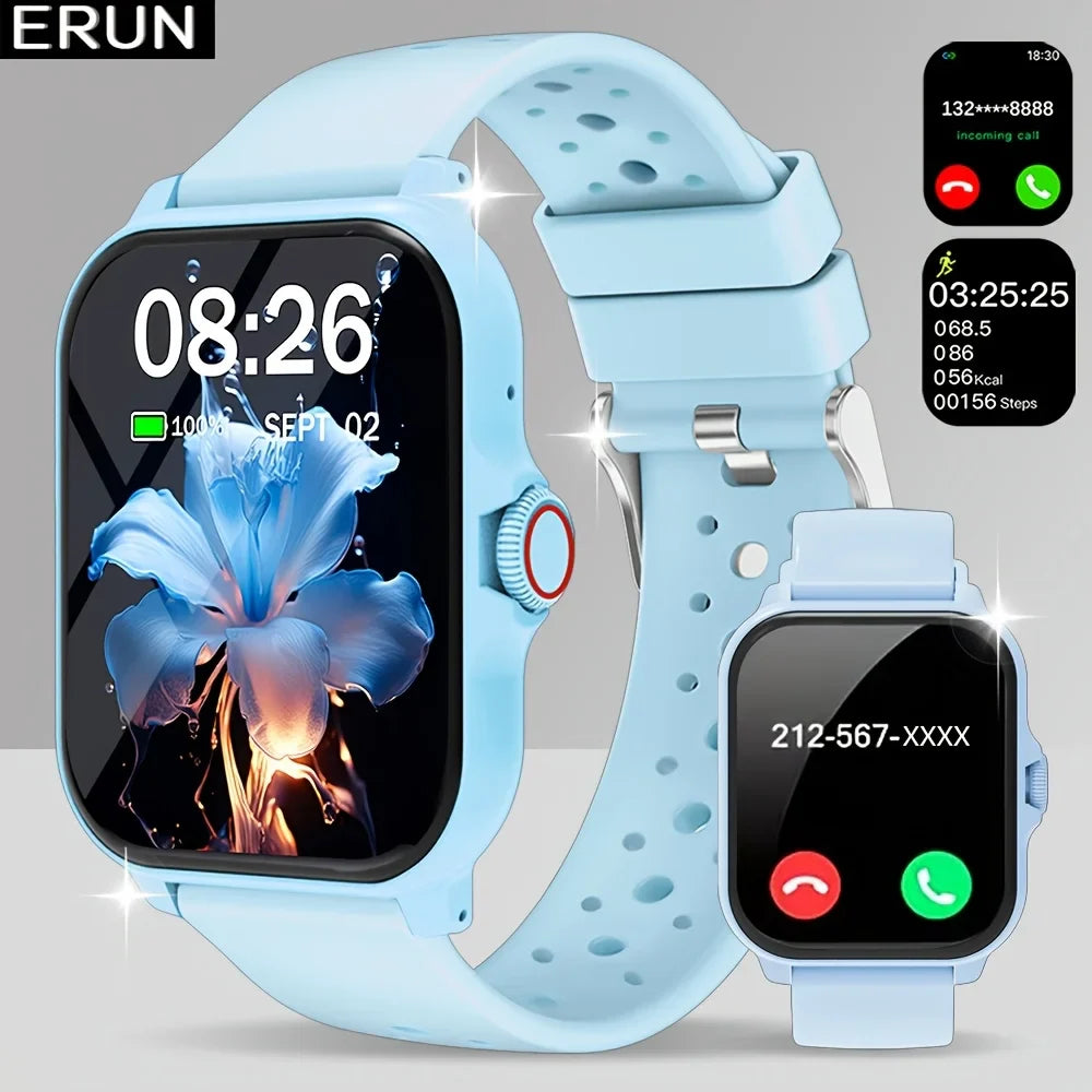 ERUN Smartwatch – Call/SMS, Music Control & Fitness Tracker
