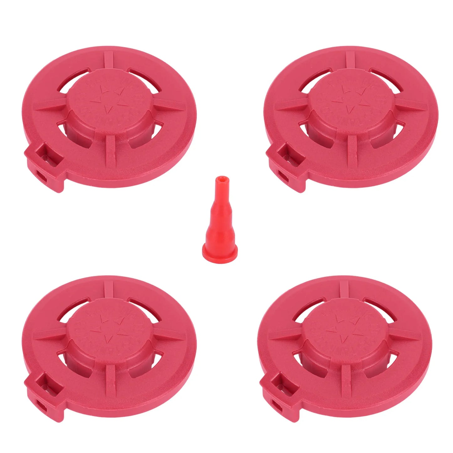 Four-color Long Gas Tank Protective Cover Caps Outdoor CB Tank Cassette Gas Tank Dust Cover Leak-proof Protective Cover Lids Peaceful Pleasures Health and Wellness Red