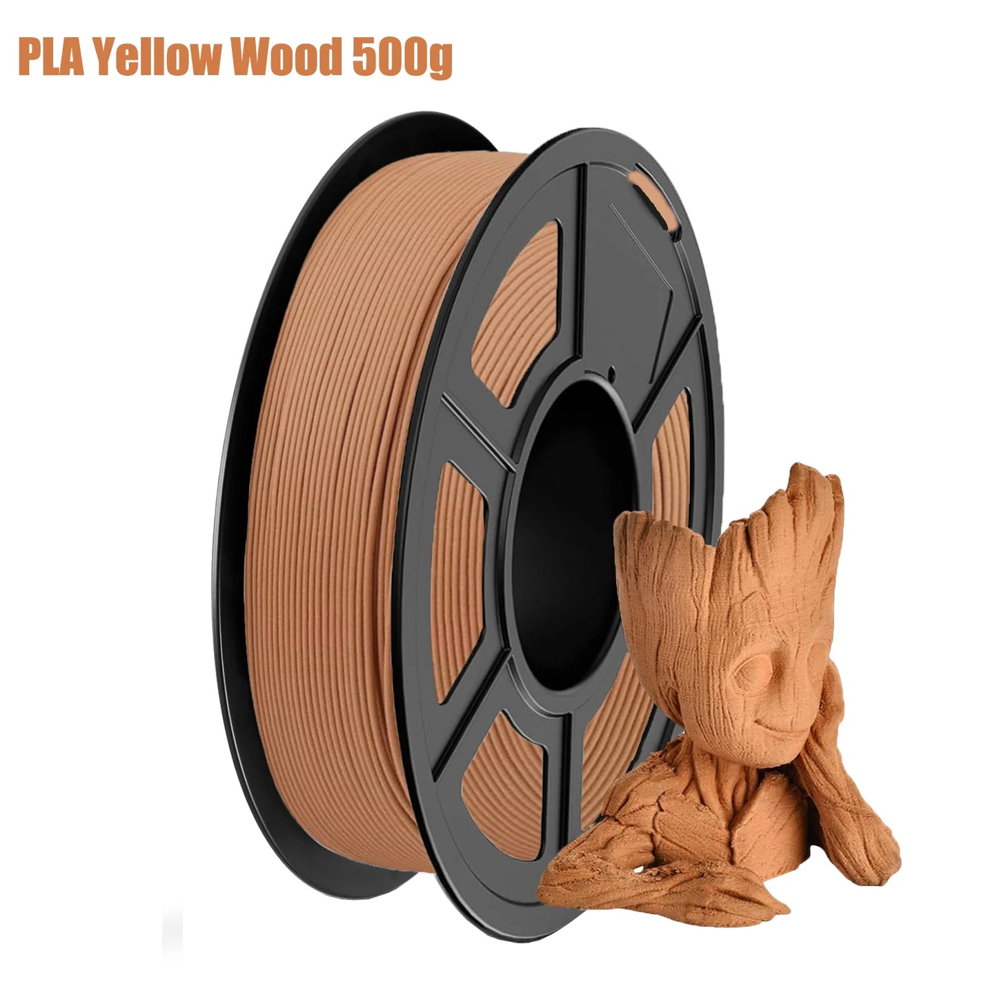 30% Wood Fiber PLA Filament 1.75mm 1kg – Walnut Oak Cherry Teak