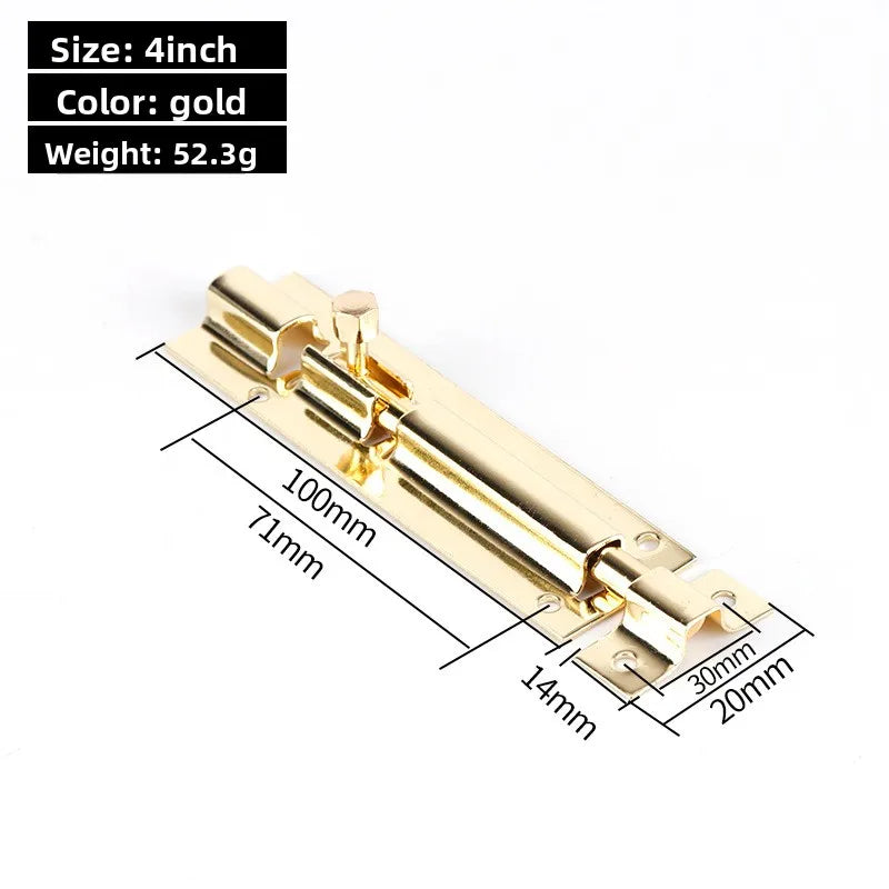 Aluminum Alloy Door Bolt Latch – Gate, Window & Home Lock