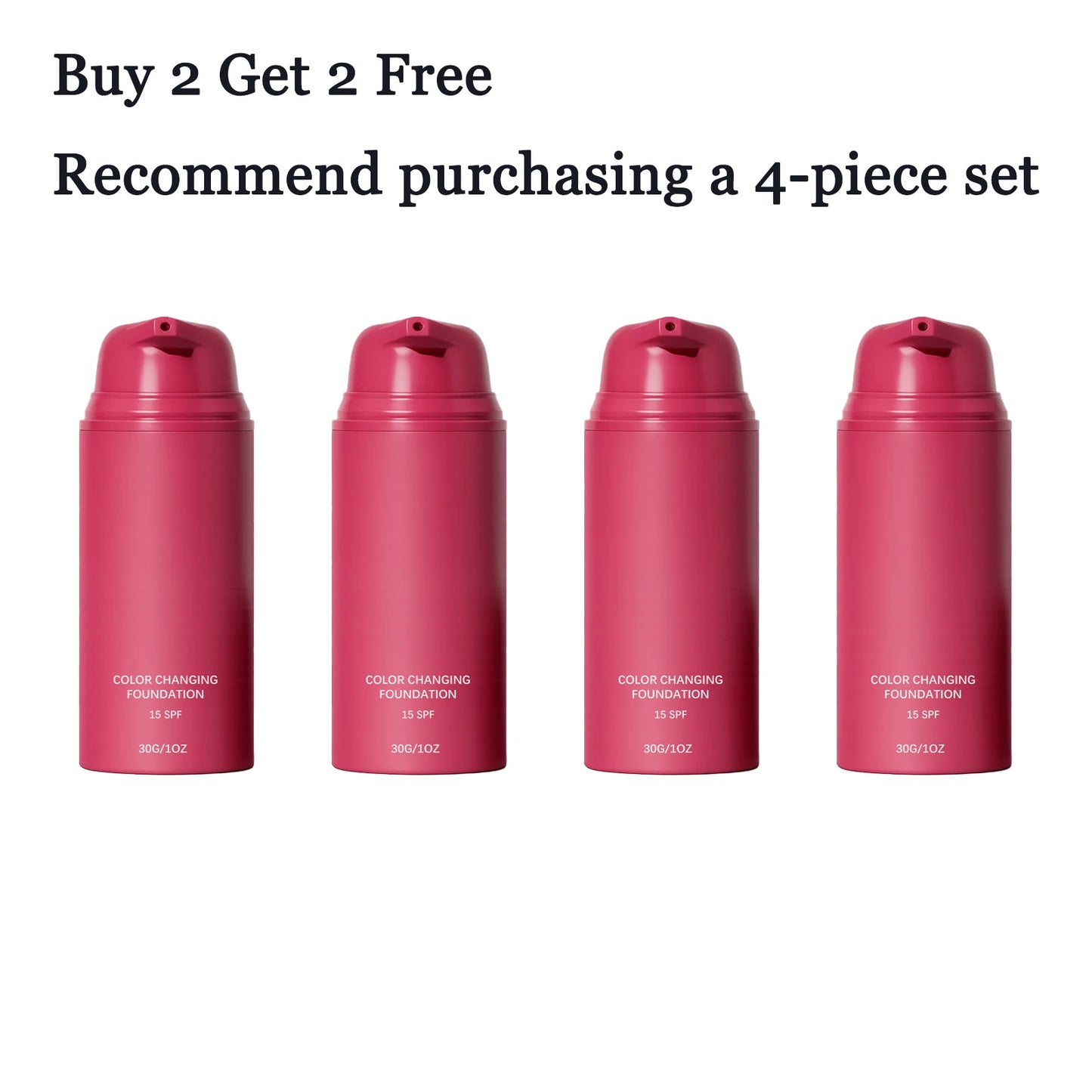 Color Changing Foundation 30g | Moisturizing Glowing Skin