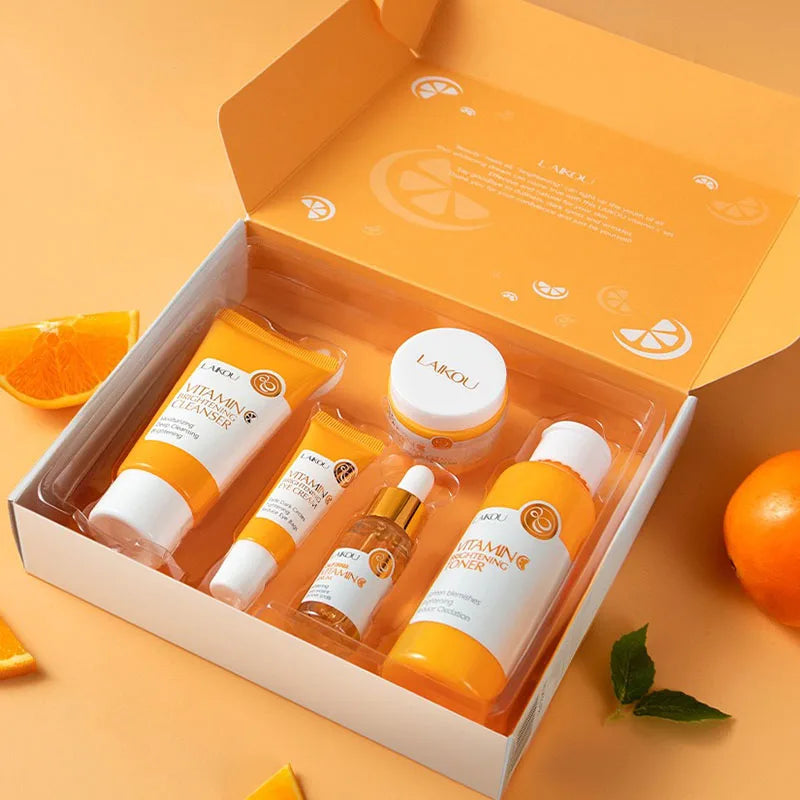 LAIKOU Vitamin C Face Cream Set 5pc – Brighten & Moisturize