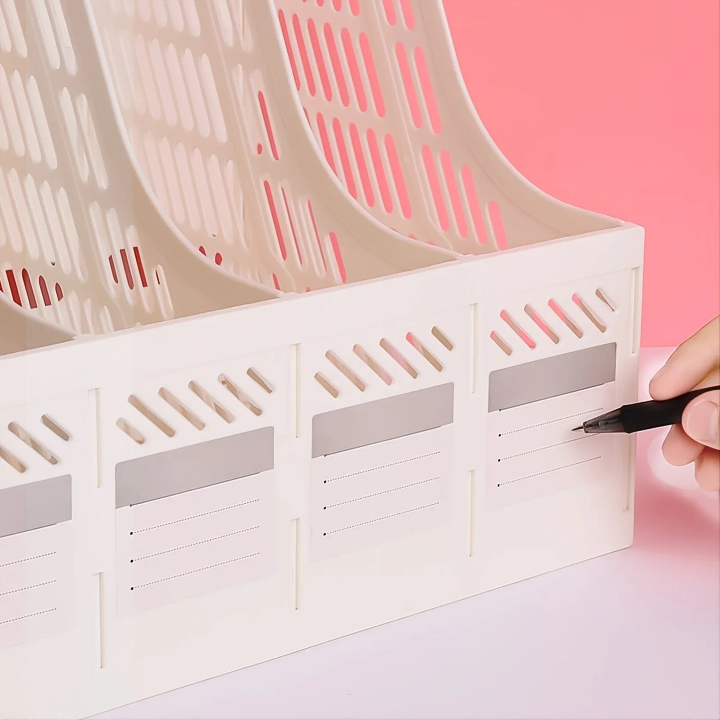 4-Tier Thickened File Rack | Desktop Document Organizer