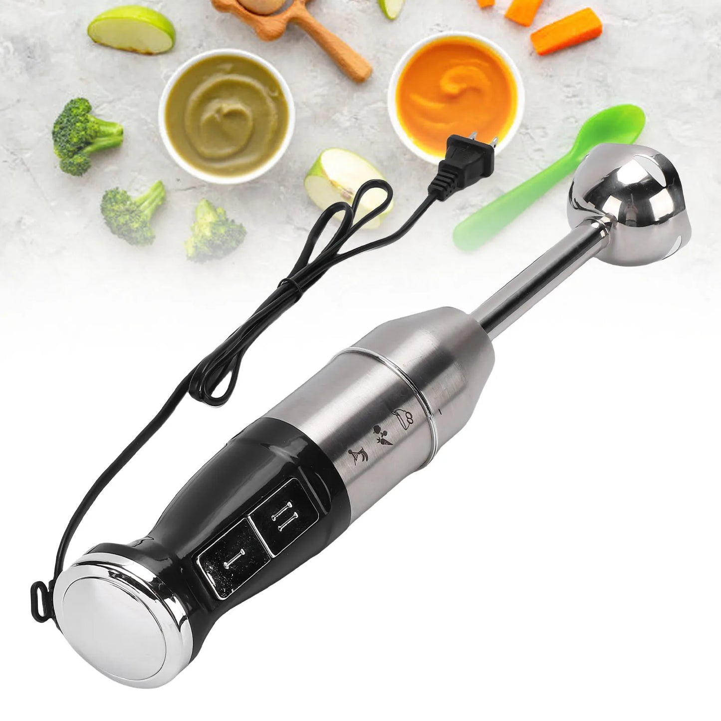 Romellar 400W Immersion Hand Blender | Stick Mixer & Smoothies