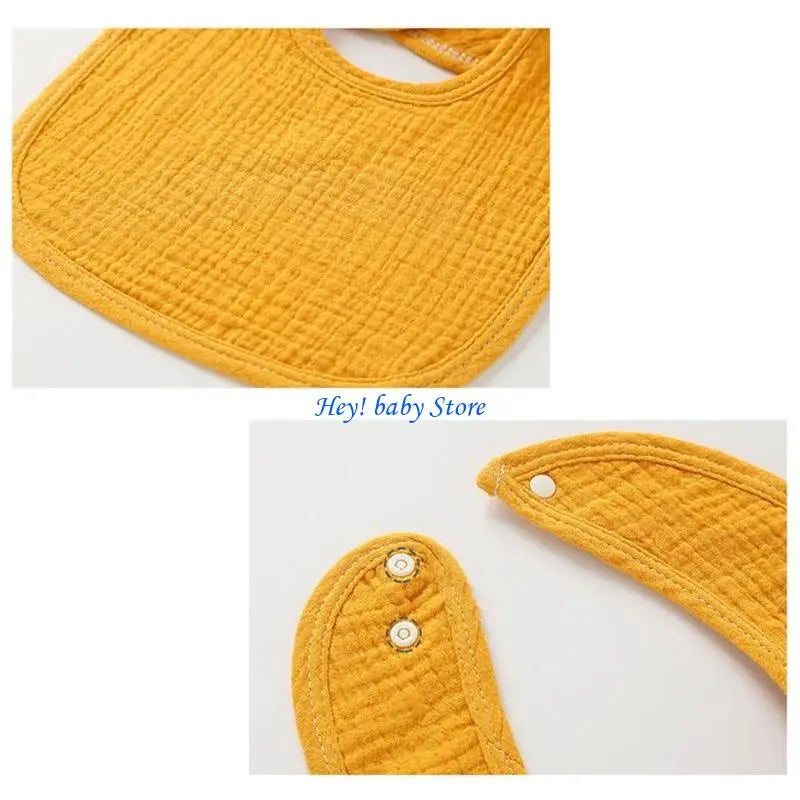 Baby Drool Bibs 4-Layer Cotton Gauze Bandana Burp Cloth