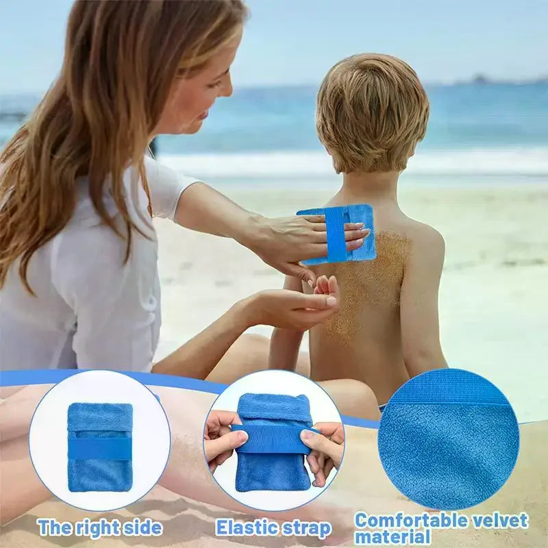 Beach Sand Removal Bag | Coral Fleece Sand Remover Towel