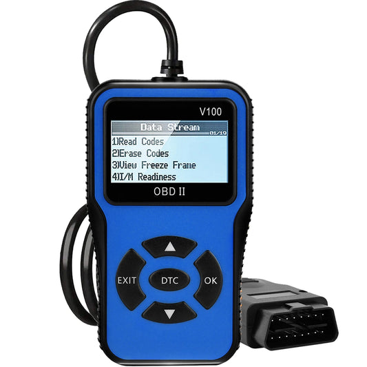 V100 Automotive Engine Fault Code Reader OBD2 Diagnostic Scanner with Voltage Monitoring Function