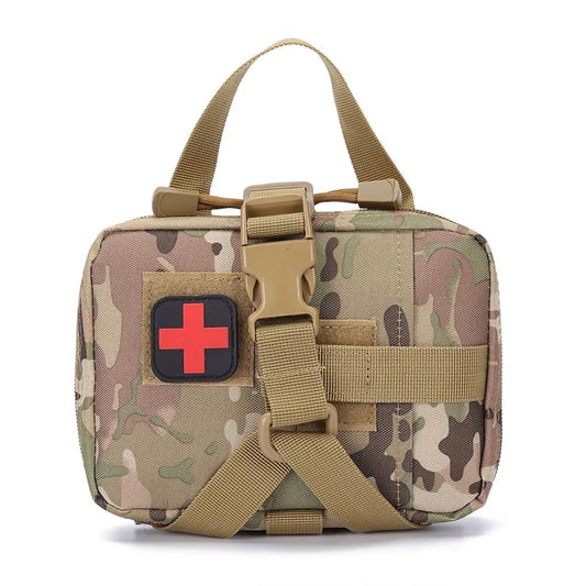 Tactical First Aid Kit Bag | Quick-Access Outdoor Storage Pouch Tactical Storage Bag Peaceful Pleasures Health and Wellness