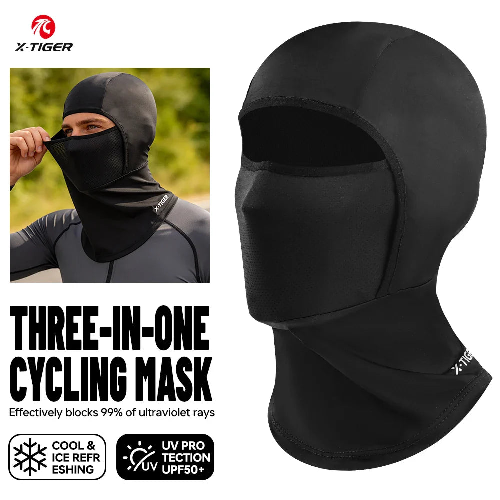 X-TIGER UPF50+ Balaclava Face Mask – Cycling, Hiking & UV