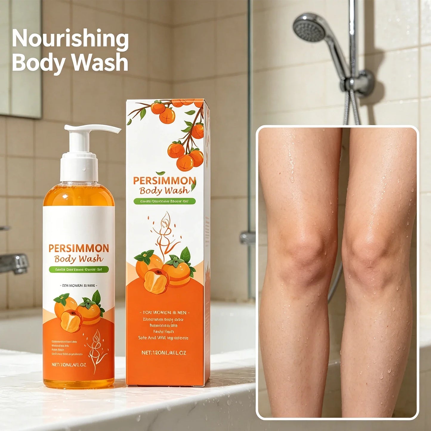 Orange Fragrance Moisturizing Shower Gel – 120ml Body Wash