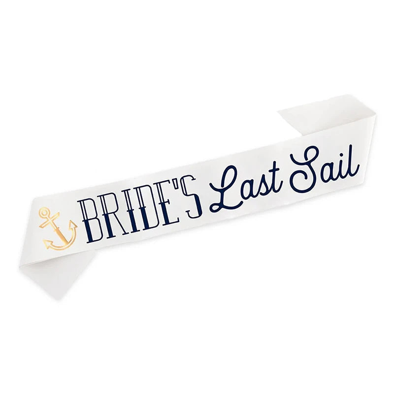 Nauti Bride Captain Hat & Sash – Nautical Bachelorette Party