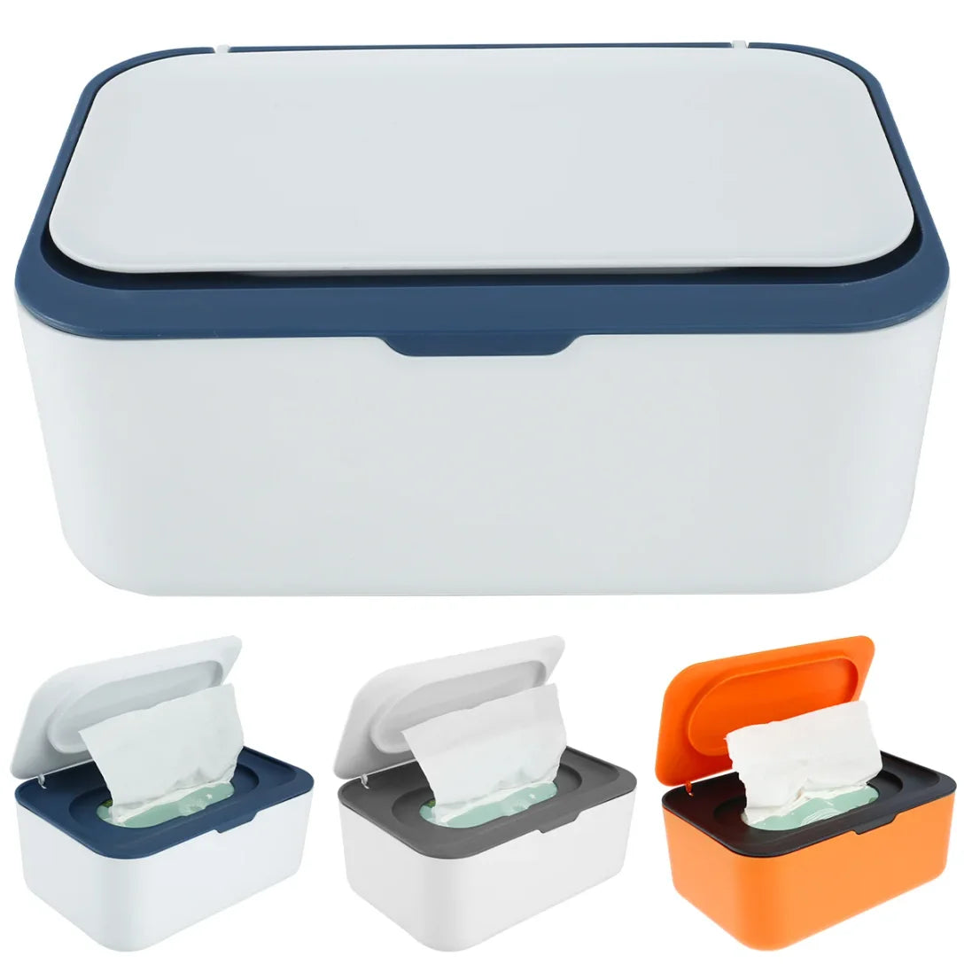 Dustproof Wipes Dispenser with Lid | Large Capacity Baby Wipe Case