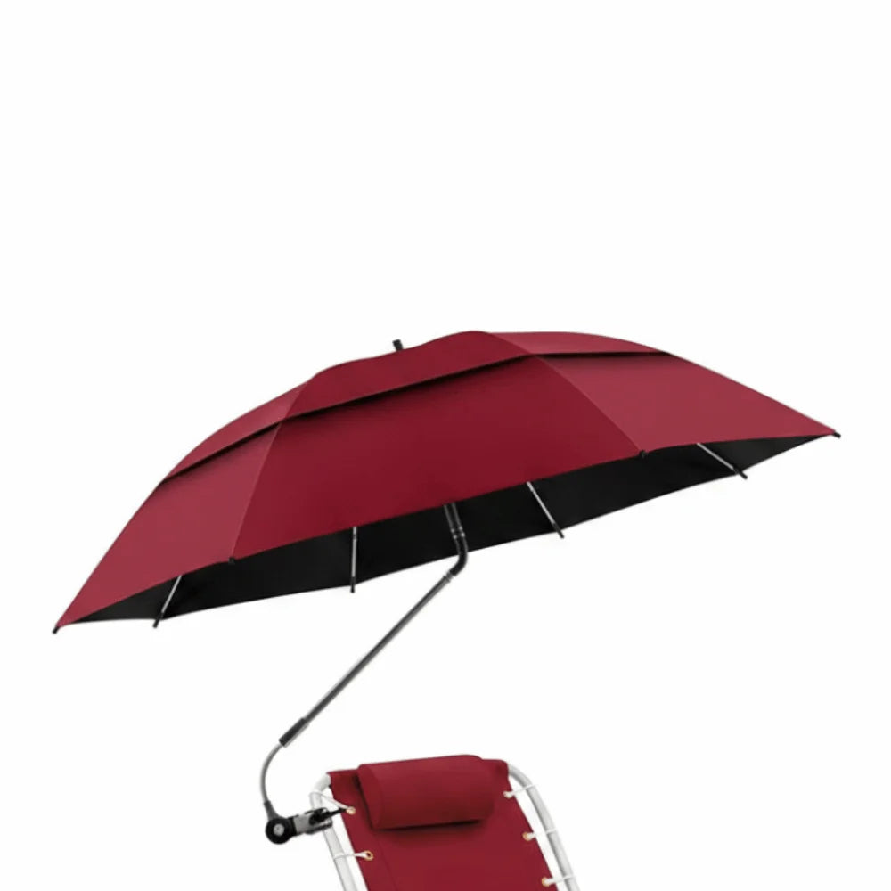 360° Adjustable Clamp Umbrella | Large UV Outdoor Shade