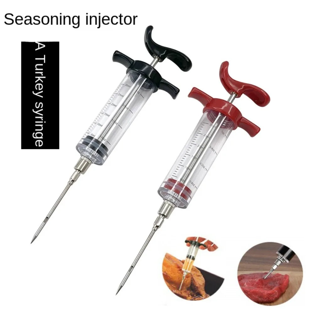 BBQ Meat Injector Kit | 30ml with 3 Stainless Steel Needles