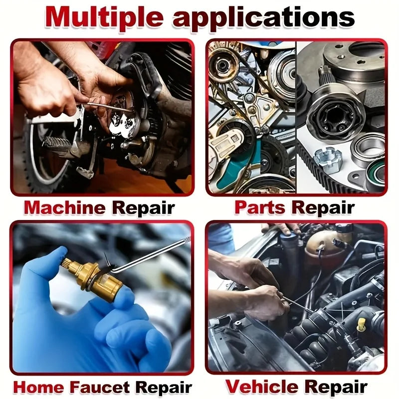 2 Sets of Car Repair and Maintenance Hook Sets, Tire Repair Warranty Tools, Oil Seal Screwdriver, Screen Strip Removal Tools, Household Appliance Repair Tools Peaceful Pleasures Health and Wellness