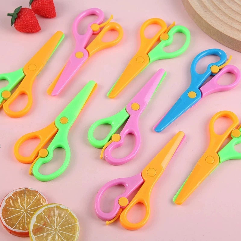 Kawaii Paper Cutting Scissors | DIY Craft & School Art Tool Craft Scissors Peaceful Pleasures Health and Wellness 1pc color rand-B
