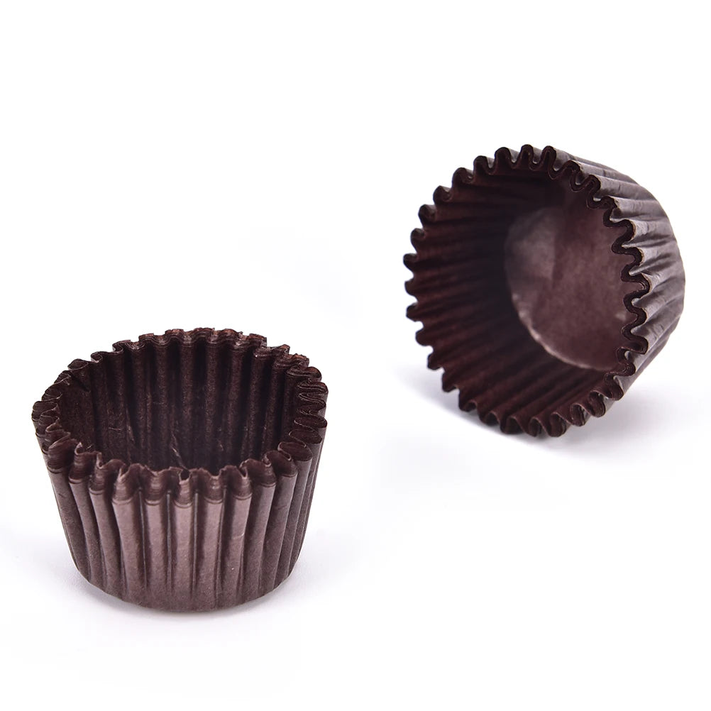 500-Pack Mini Cupcake Paper Liners – Food Grade Baking Cups