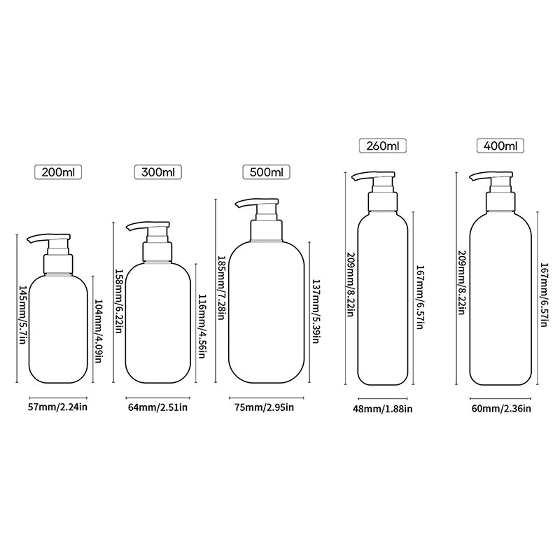 Refillable Foaming Soap Dispenser Green Pump Bottle 200–500ml