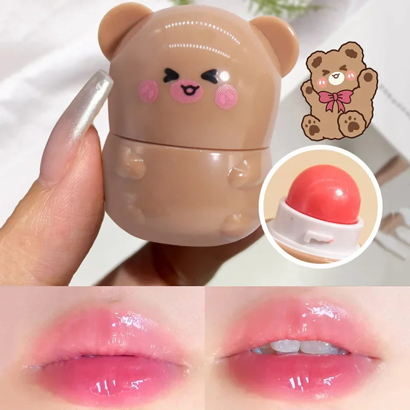 Color-Changing Rabbit Lip Balm Ball | Moisturizing Lip Care