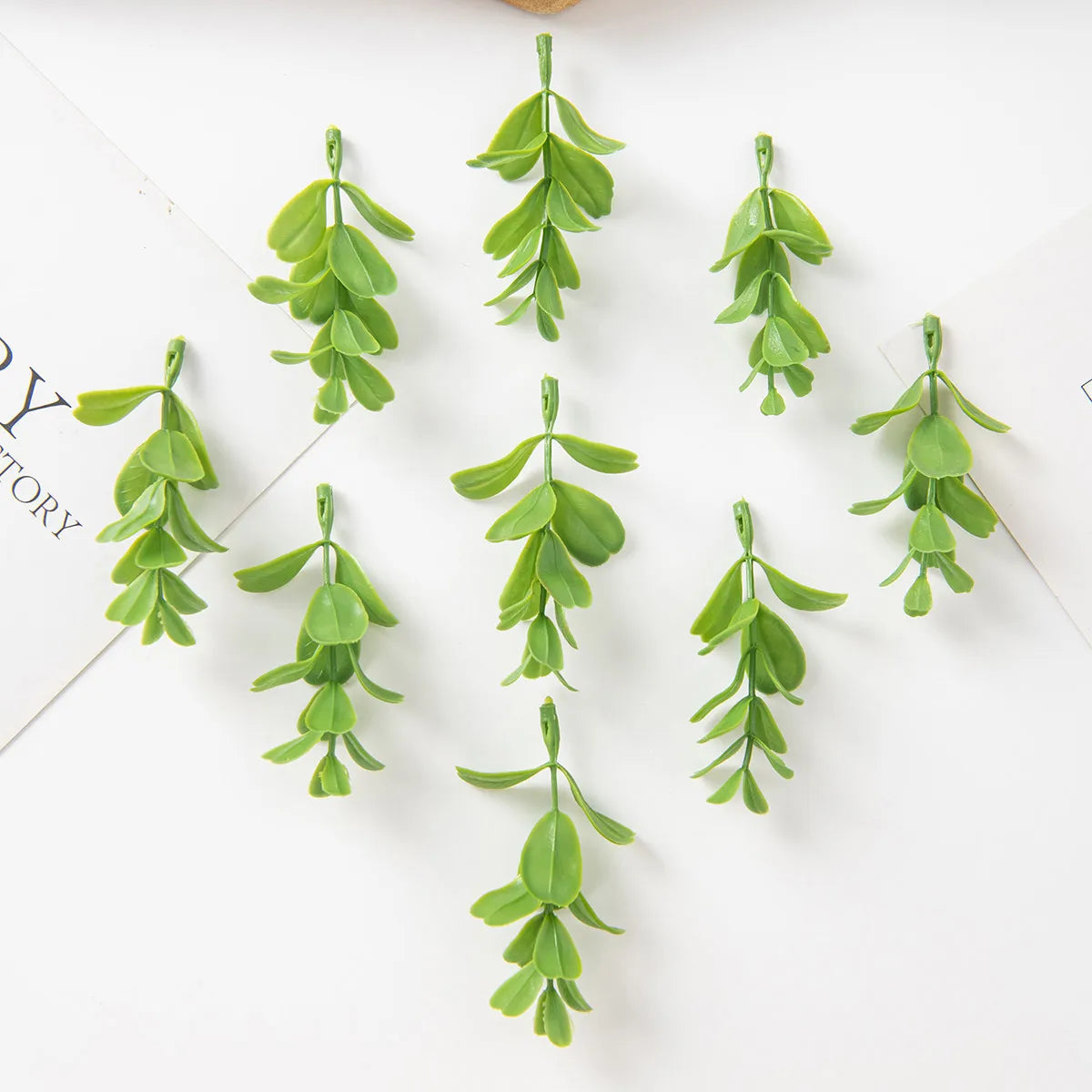 Artificial Leaf Stems 50–100pcs | Wedding & Home Wall Decor
