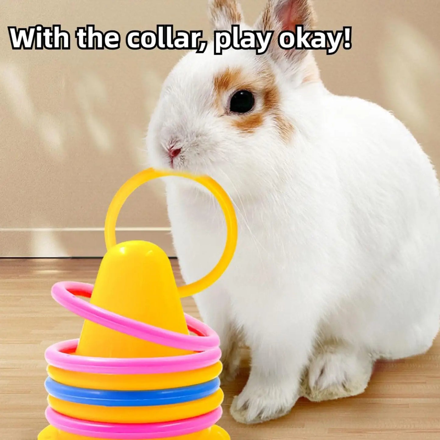 Ice Cream Stacking Ring Toy for Bunnies & Small Pets
