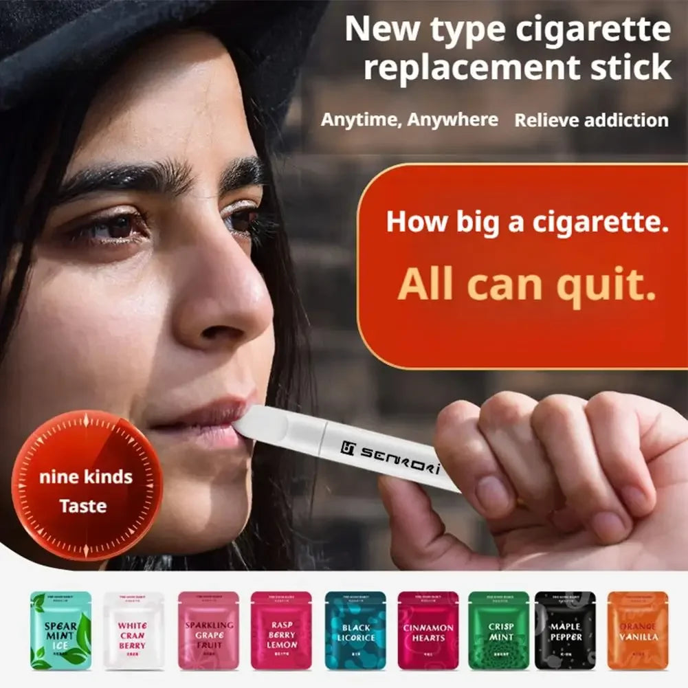 Smoking Cessation Rod Nicotine Free Healthy Fruit Flavor Cotton Core Assisted Quit Smoking Stick Replacing Cigarette Men Gift Peaceful Pleasures Health and Wellness