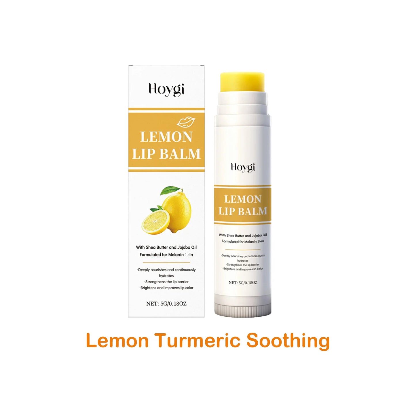 Hoygi Lip Balm – Lemon Turmeric & Tallow Moisturizing Balm