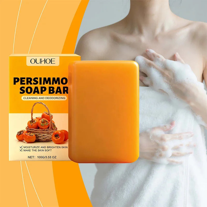 Persimmon Honey Bath Soap Bar – Moisturizing Face & Body