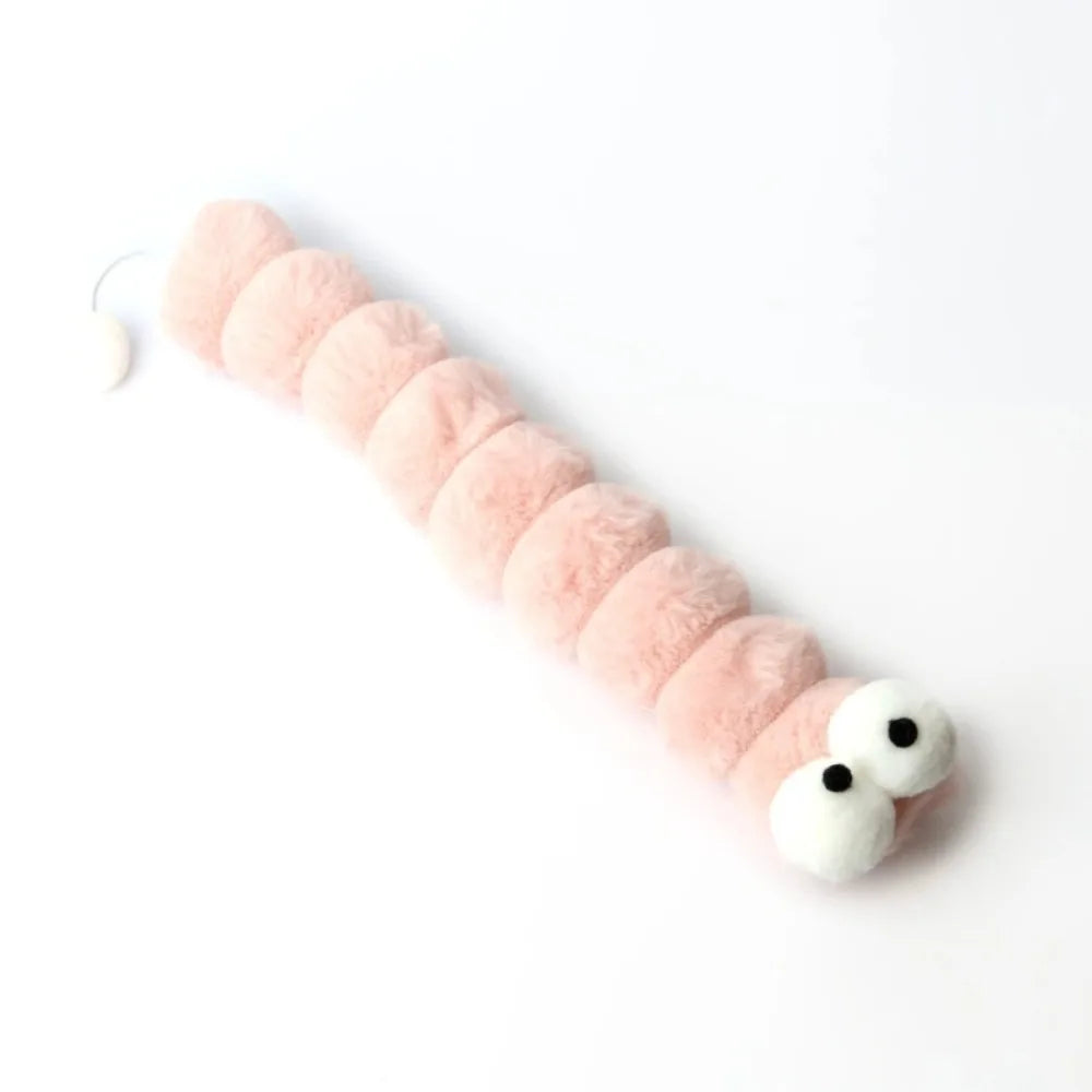 Caterpillar Catnip Kick Toy – Interactive Plush Chew Toy for Cats