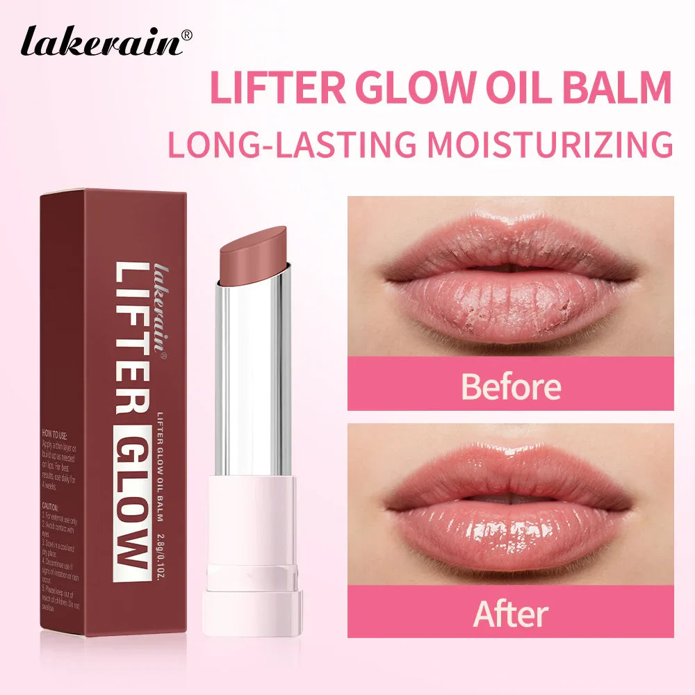 Lakerain Glow Oil Balm – Moisturizing Glossy Lip Balm