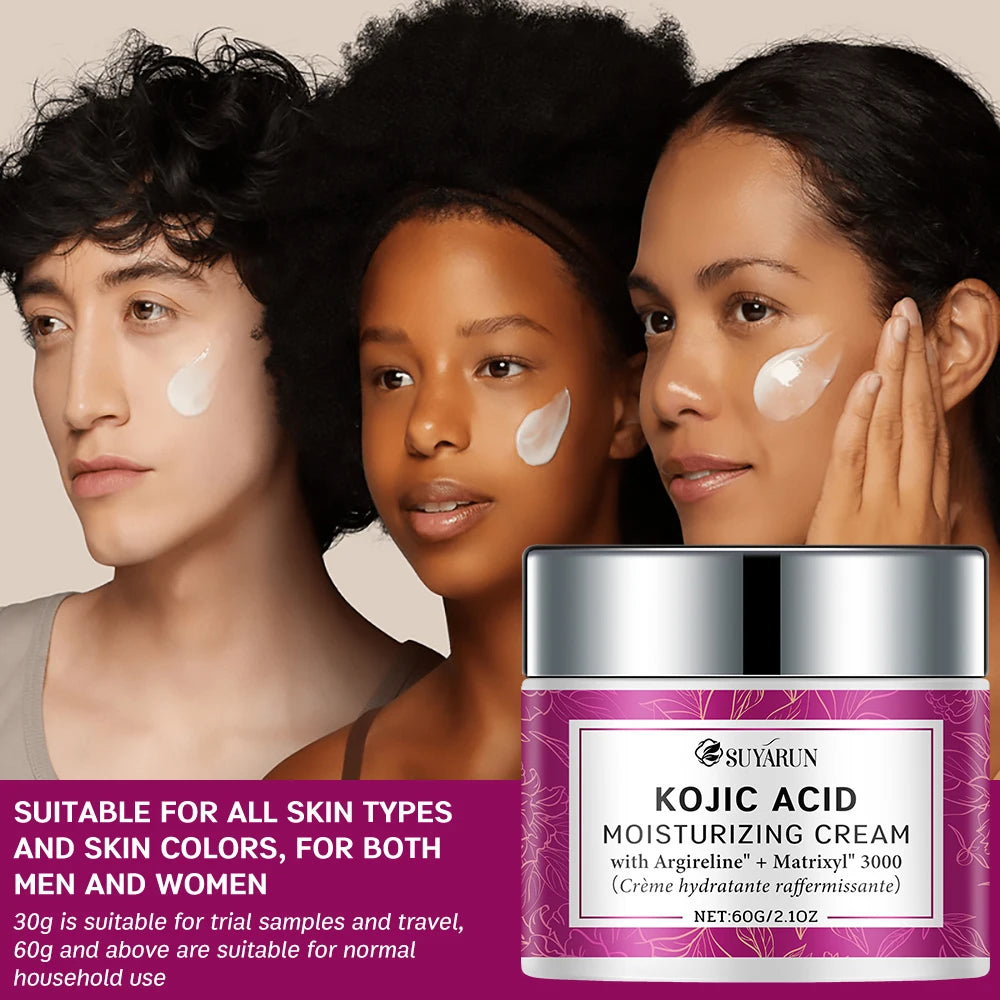 SUYARUN Advanced Vitamin C Kojic Acid Collagen Face Cream - Brightening Anti-Aging Moisturizer for Glowing Skin Peaceful Pleasures Health and Wellness