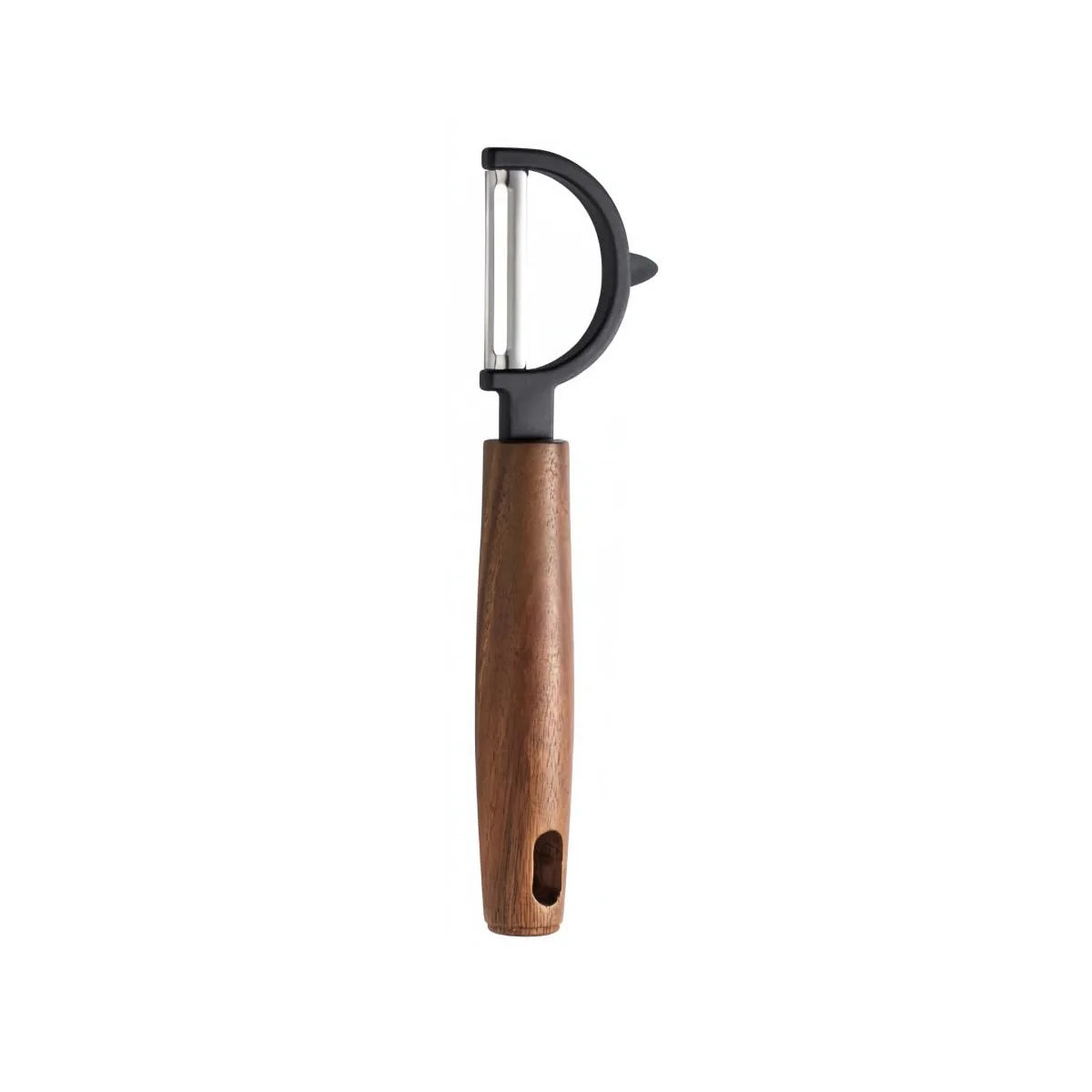 1/2 Pcs Premium Y/P Type Stainless Steel Multifunctional Peeler, Acacia Wood Handle Ultra Sharp Blade Vegetable Potato Apple Peaceful Pleasures Health and Wellness 1Pc P Shape