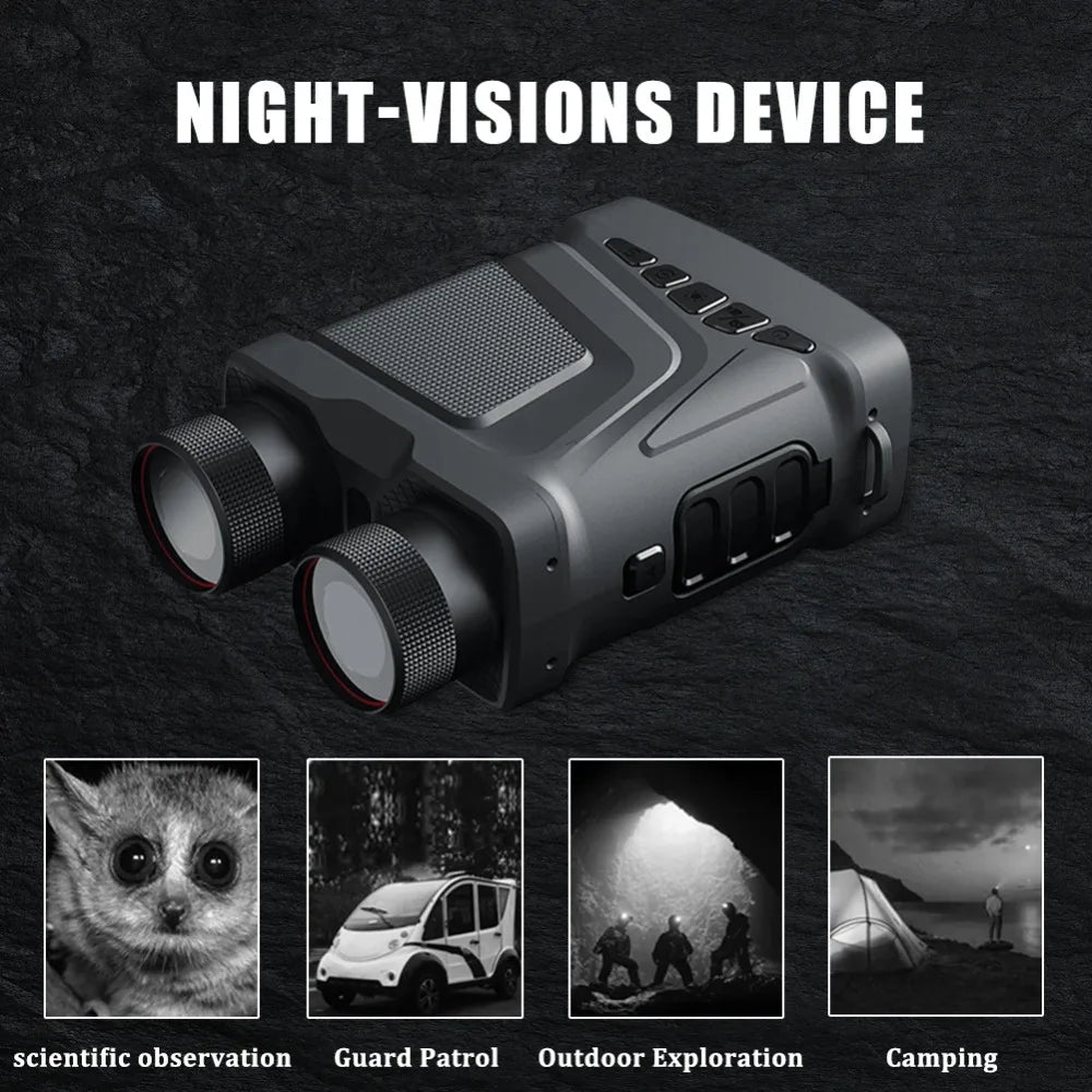 300M Professional Night Vision Binoculars R12 5X Zoom Infrared for Hunting Wildlife Camping Peaceful Pleasures Health and Wellness