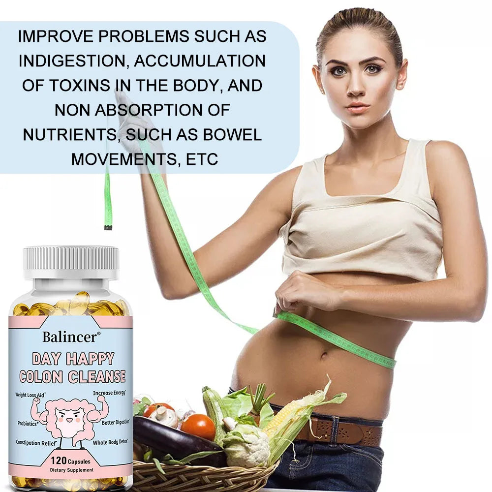 Colon Cleanser Detox Capsules - Gentle Bowel Cleansing, Constipation & Bloating Relief, Digestive Health & Energy Boost Peaceful Pleasures Health and Wellness