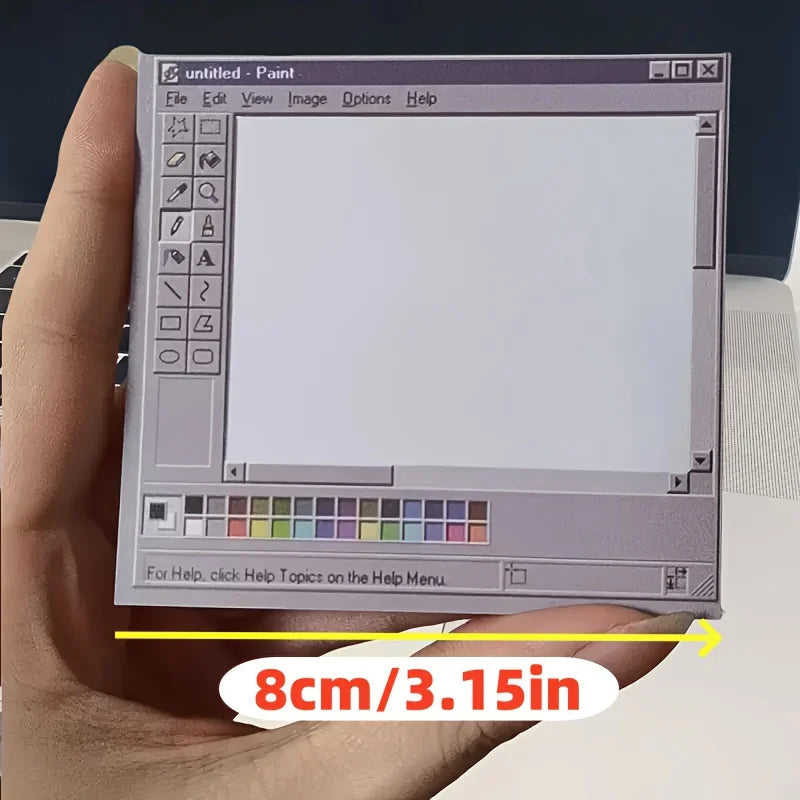 Retro Computer Drawing Tool Note Book Student DIY Creative Note Book High Value Student Message Paper Notebook Learning Supplies Peaceful Pleasures Health and Wellness