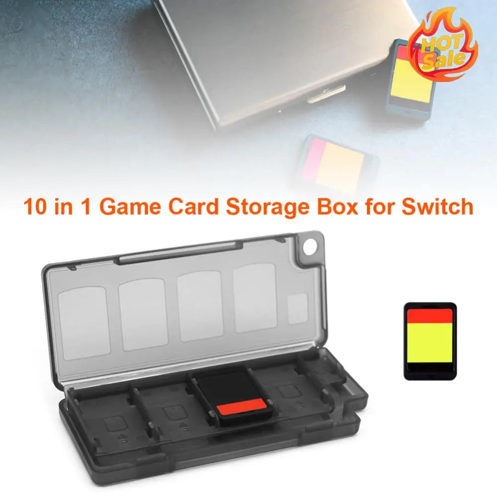 Nintendo Switch Game Card Case – 10-Slot Portable Organizer