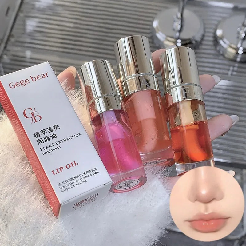 Strawberry Jelly Lip Oil Gloss – Glossy Tint & Hydrating Balm