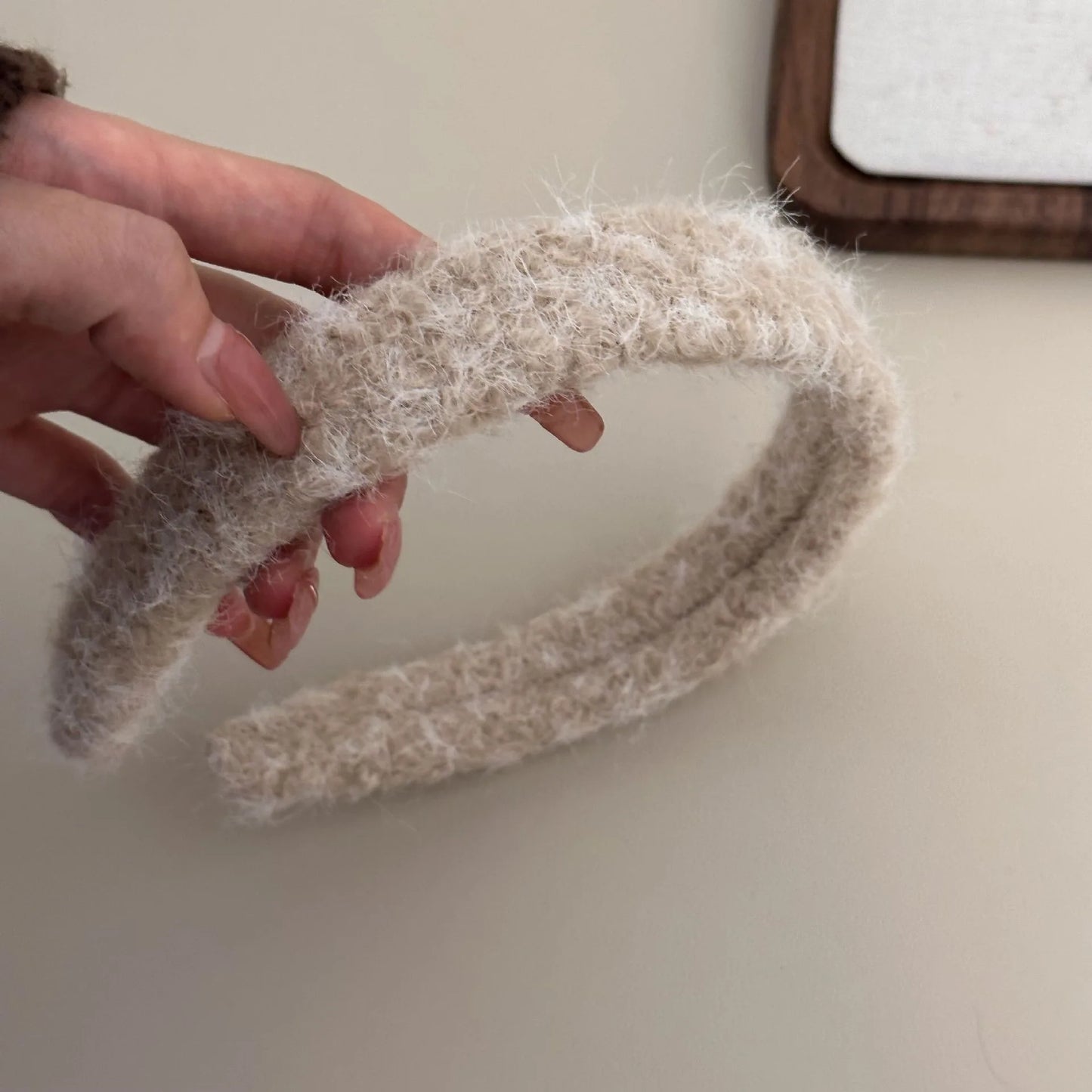 Autumn Winter Imitation Mink Fur Headband for Women Thickened Wide Band Hair Hoop Solid Color Warm Headwear New Hair Accessory Peaceful Pleasures Health and Wellness A