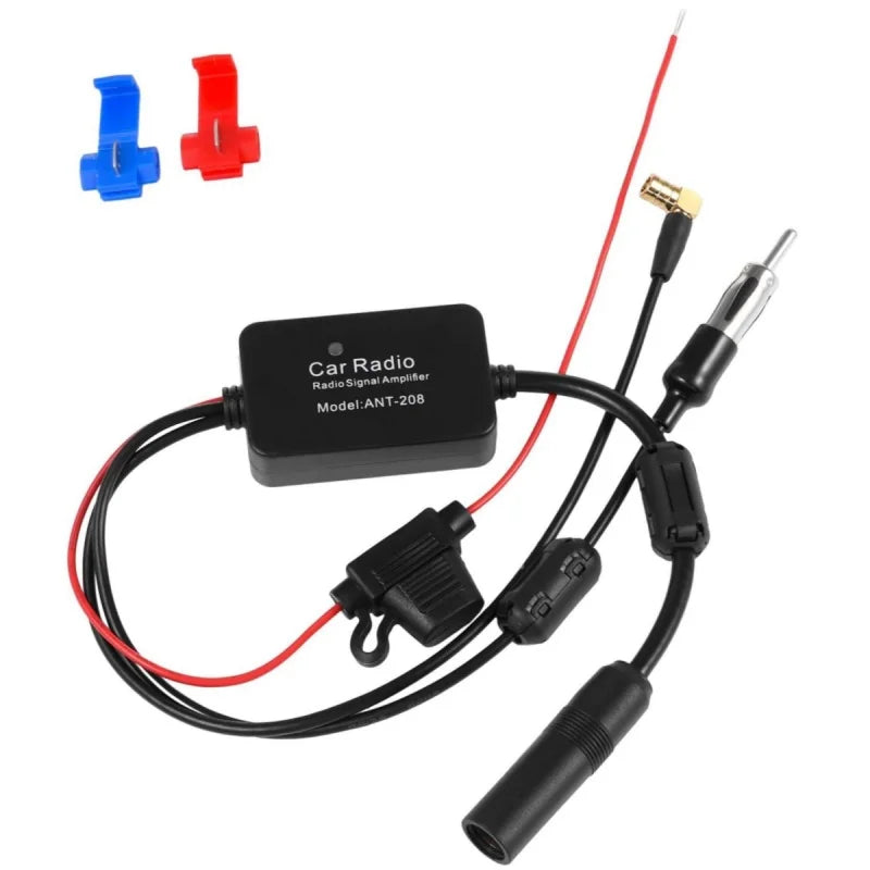 3-in-1 Car Radio Antenna Amplifier – FM AM DAB Signal Booster