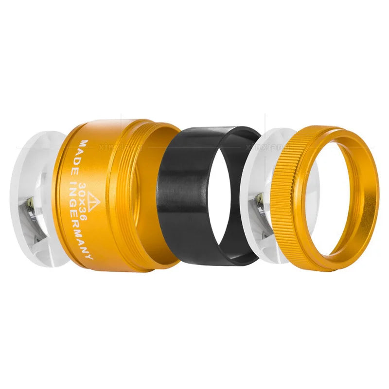 Optical Magnifying Glass 30x36 Portable Pocket Electronics Magnifyier For Jewelry Coin Stamps Watch Repair Magnifying Glass Peaceful Pleasures Health and Wellness