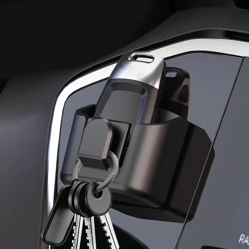Universal Fit Car Key Holder Clip Dashboard Organizer Adhesive Mount Interior Storage Box Key Rack for Cards & Keys Peaceful Pleasures Health and Wellness
